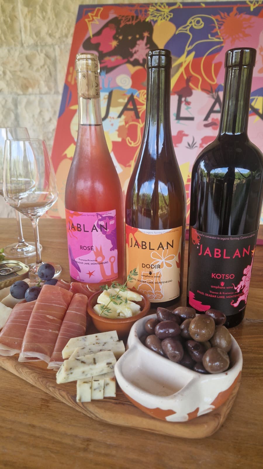 Wine tasting at Jablan winery