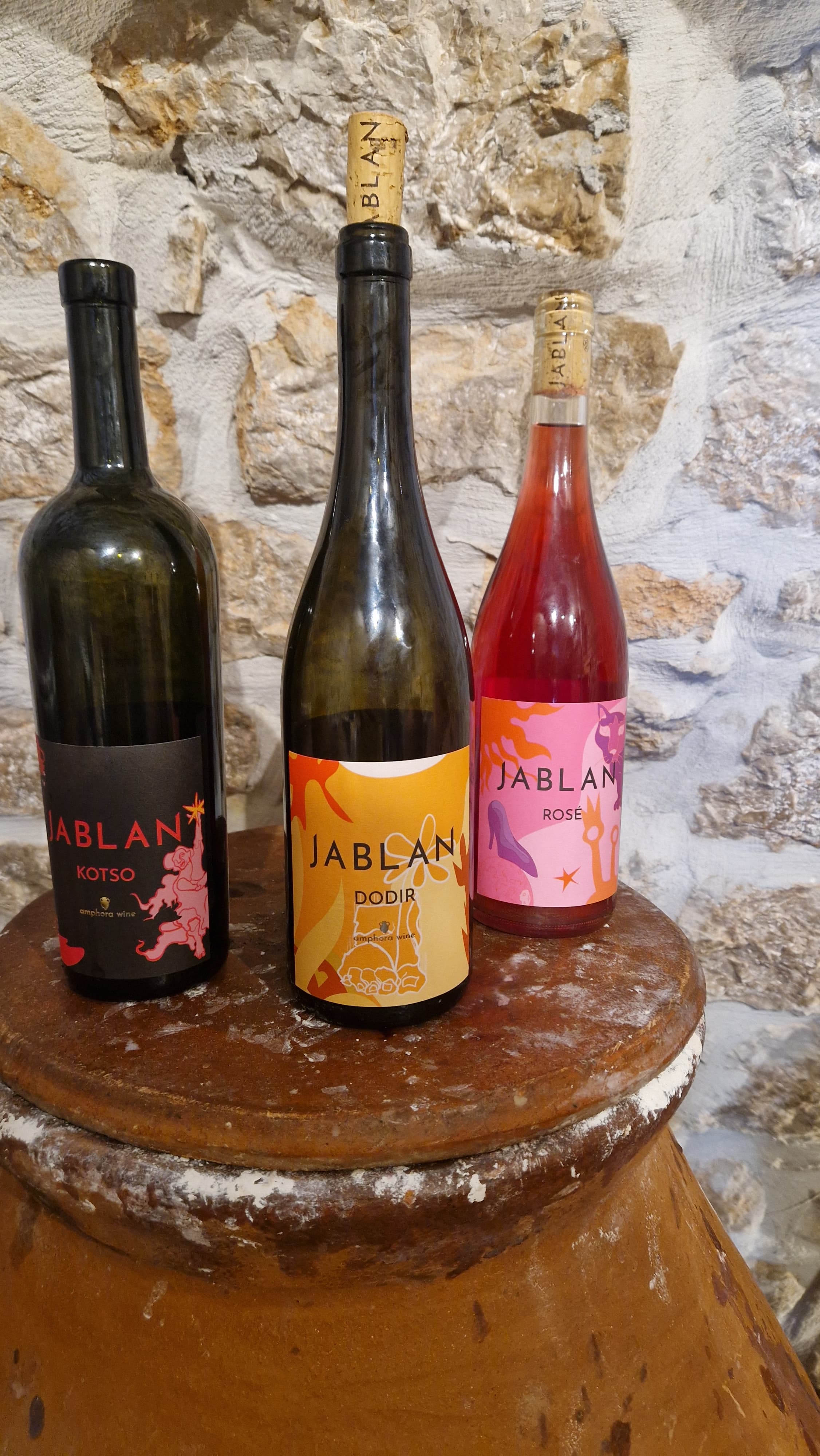 Amphoras in the Jablan cellar